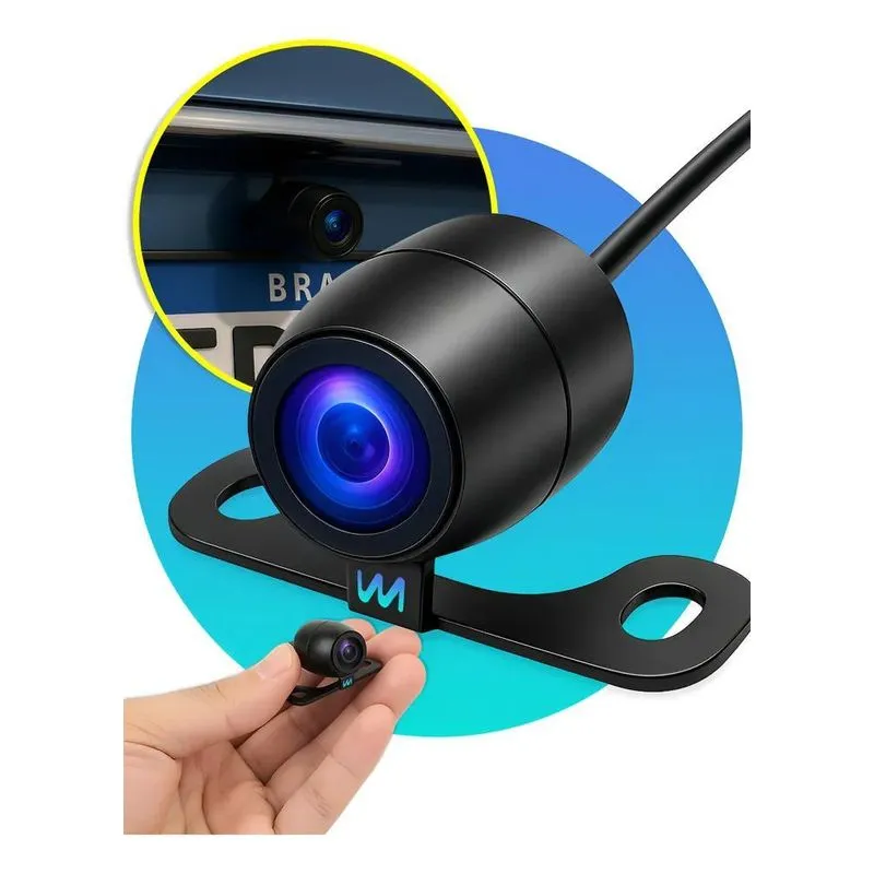 Camera De Ré Veicular Borboleta Automotiva Universal Hd Colo