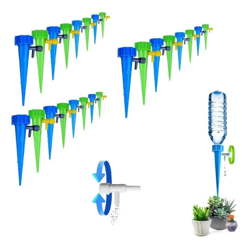 2x Kit 24 Dispositivos De Irrigação Automática Para Plantas
