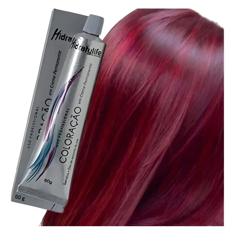 2x Tinta De Cabelo Vinho Marsala 66.26 Tintura Profissional