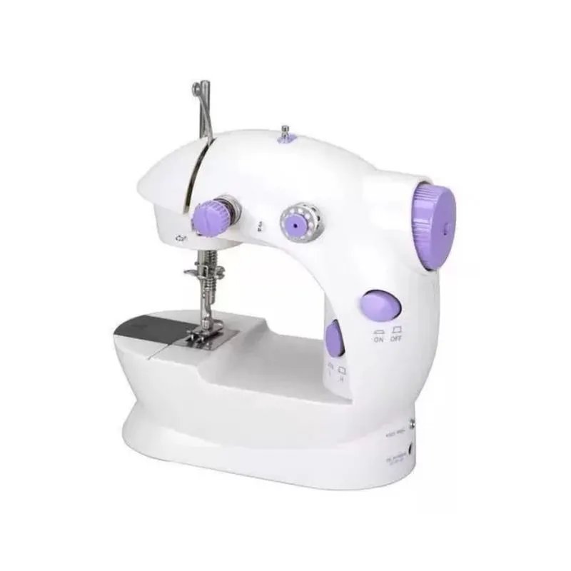 Mini Máquina De Costura Para Trabalhos Simples Portátil 110/220V Com Pedal De Controle