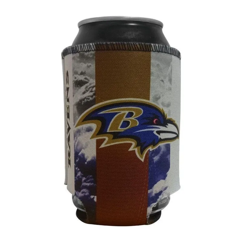 Porta Latinhas Neoprene Baltimore Ravens Nfl Roxo