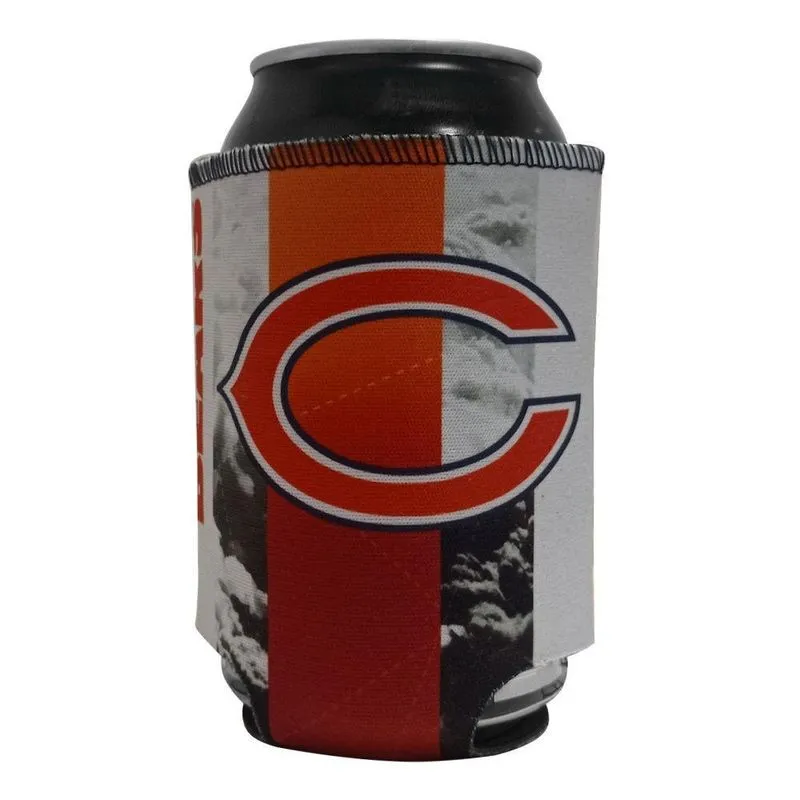 Porta Latinhas Neoprene Chicago Bears Nfl Laranja