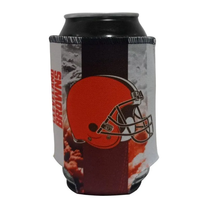 Porta Latinhas Neoprene Cleveland Browns Nfl Laranja