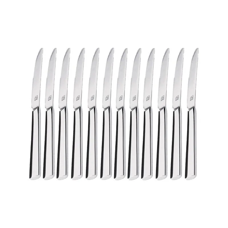 Kit 12 Facas de Sobremesa Hercules Mykonos Aço Inox 4000-006