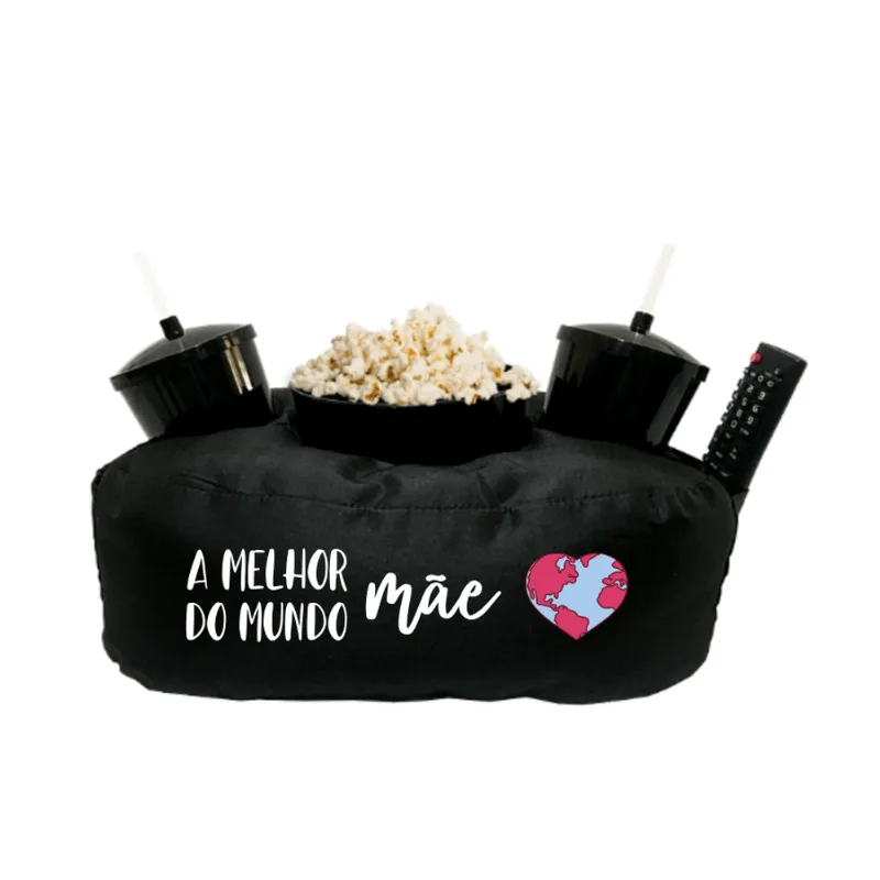 Almofada Porta Pipoca Melhor Do Mundo Mãe