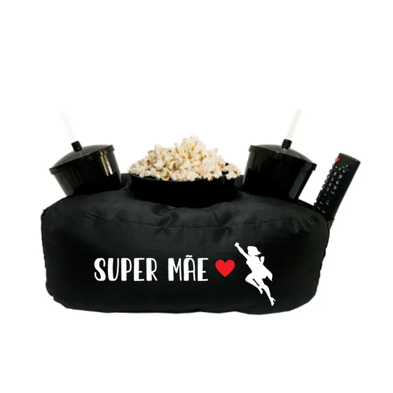 Almofada Porta Pipoca Super Mãe