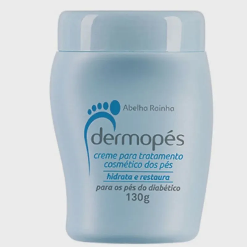 Creme para tratamento dos pés do diabético hidrata E restaura dermopés abelha rainha 130G