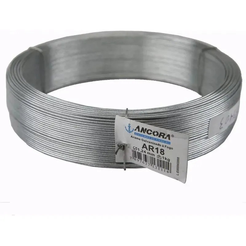 2x Arame 18 Galvanizado 1,24mm 1kg Drywall Gesso Forro