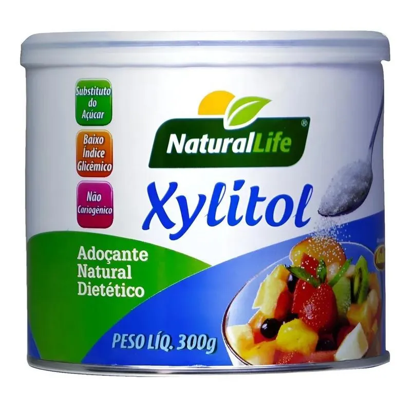 5x Adoçante De Xylitol 300g Natural Life