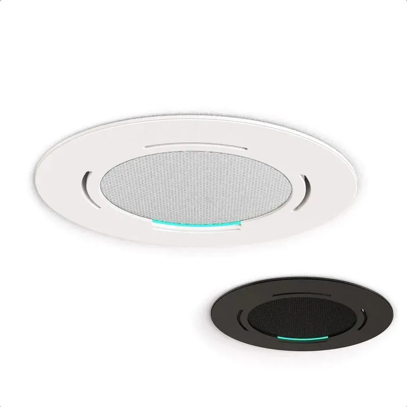 10x Suporte De Embutir No Teto Gesso Redondo Para Alexa Echo