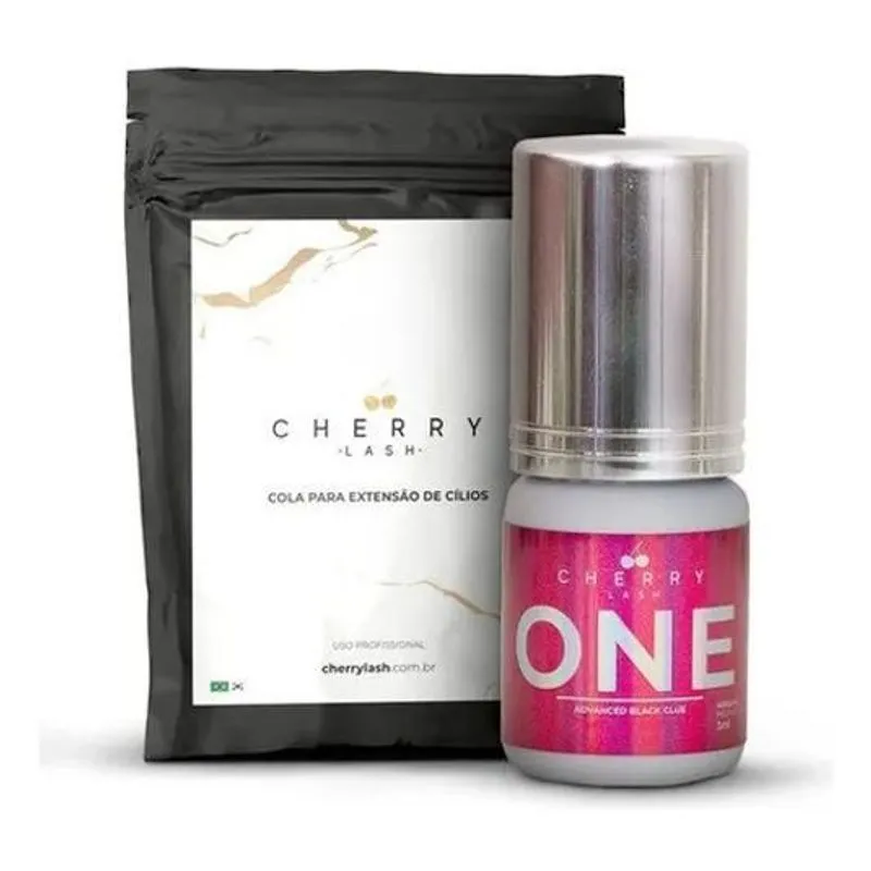 2x Cola Adesivo Cherry Lash One - 3ml Para Extensão De Cílio