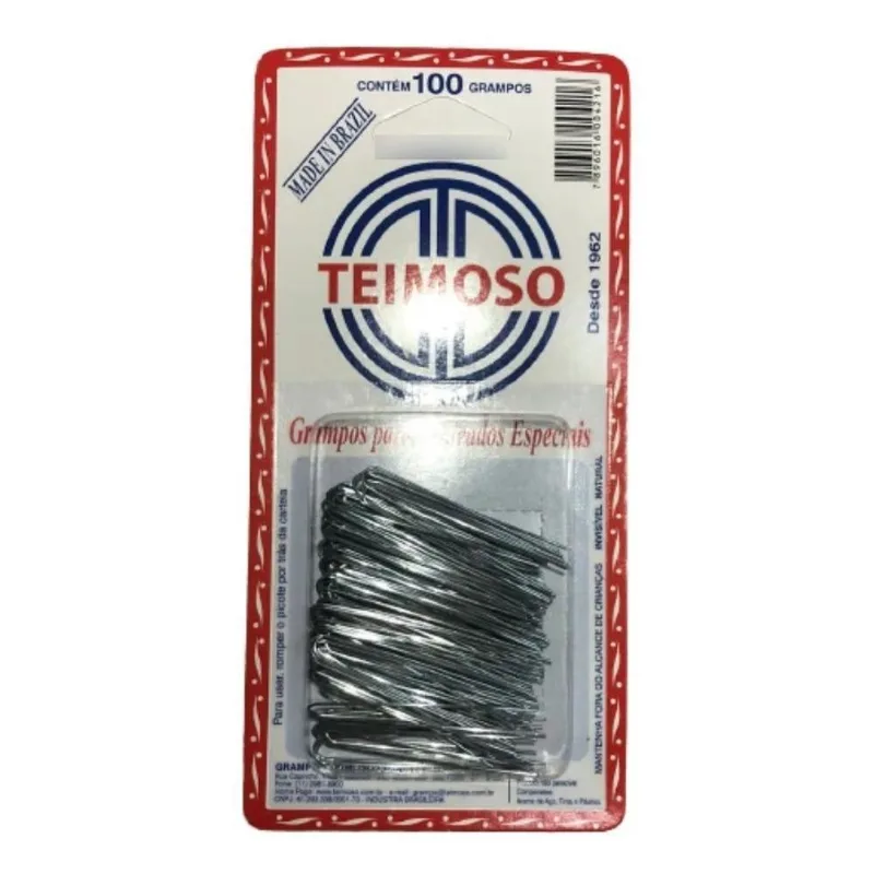 Grampo Invisível Para Cabelo Natural -100 Unidades- Teimoso