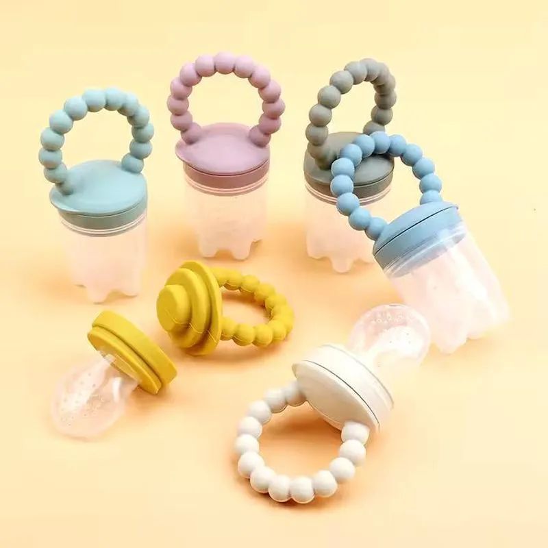 Chupeta Alimentadora Frutinhas Mordedor 100% Silicone