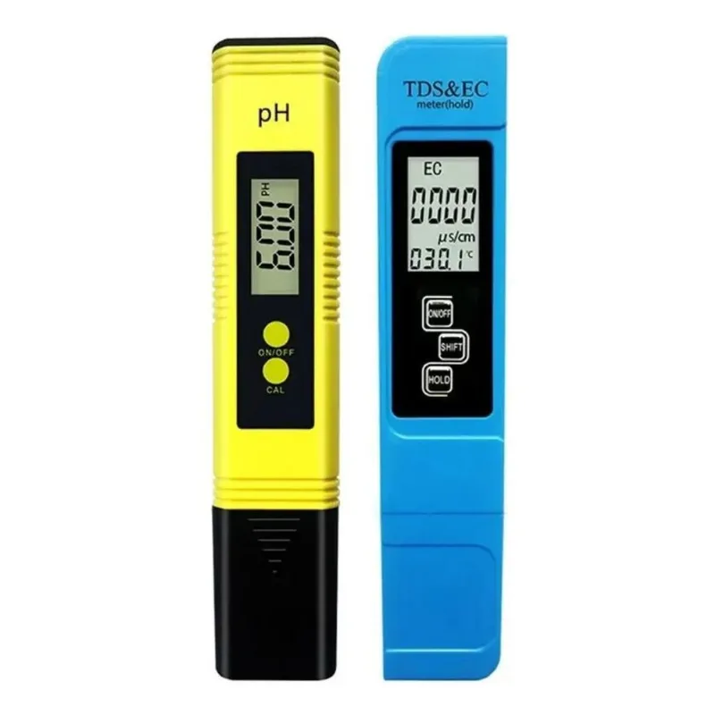 10x Kit Medidor De Ph Digital + Tds Condutivimetro Ec Hidro