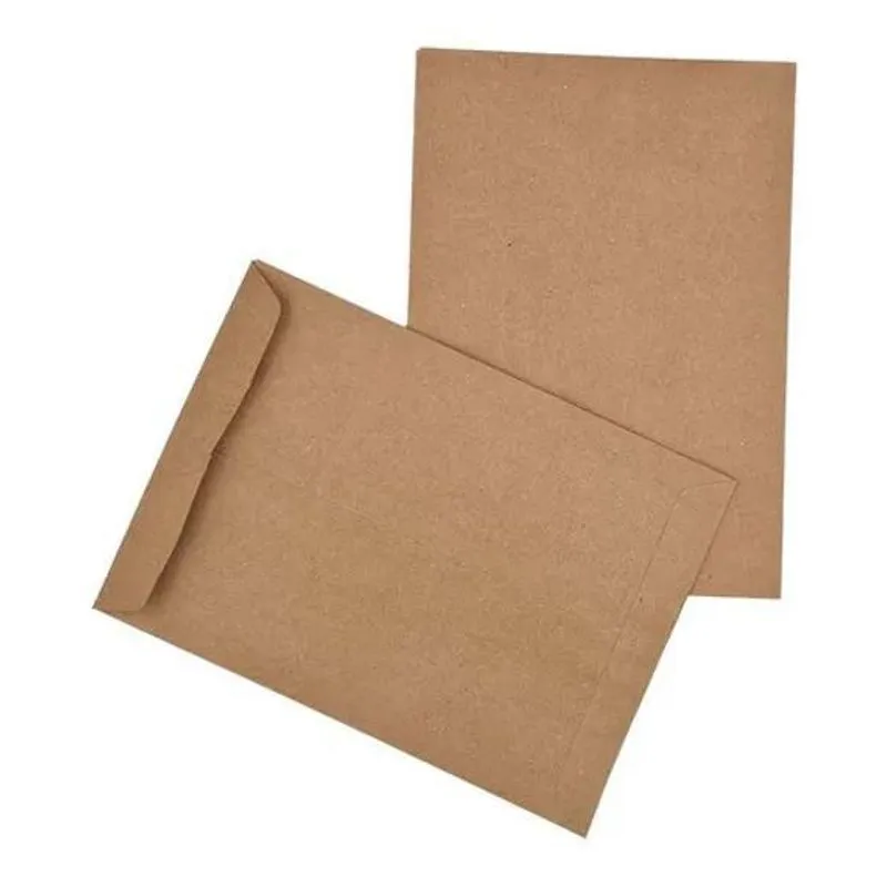 10x Envelope Meio A4 Pardo Kraft 100un 80g 162x229 Foroni C