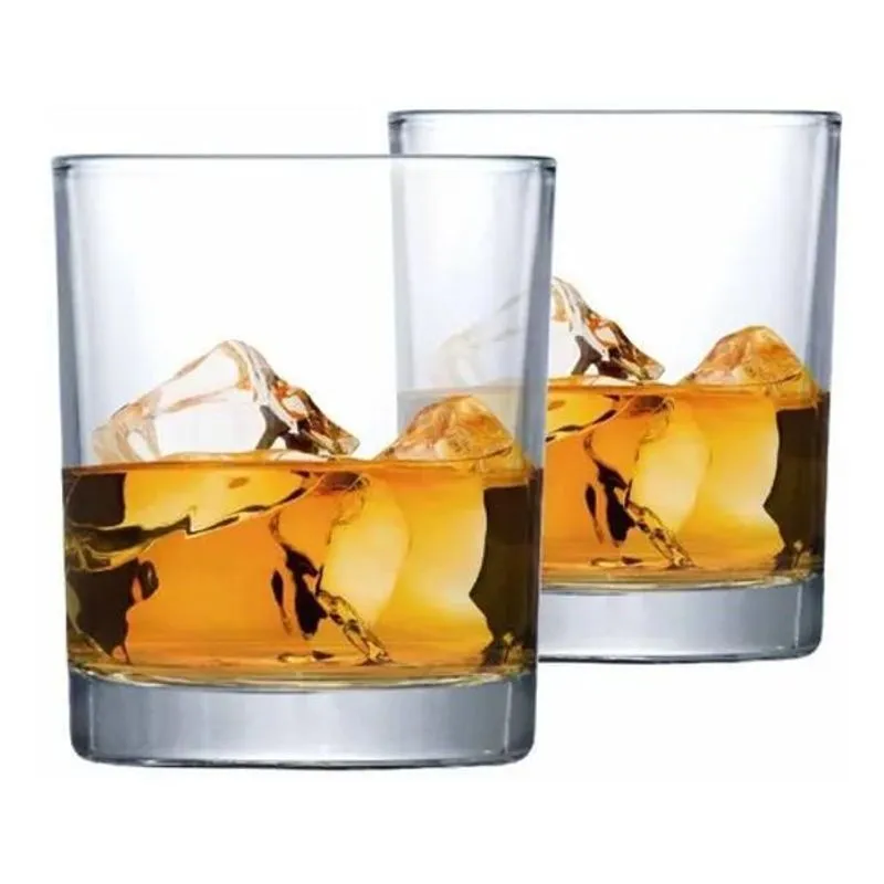 Kit Copo Prestige On The Rocks Whisky 2pçs 340ml, Ruvolo