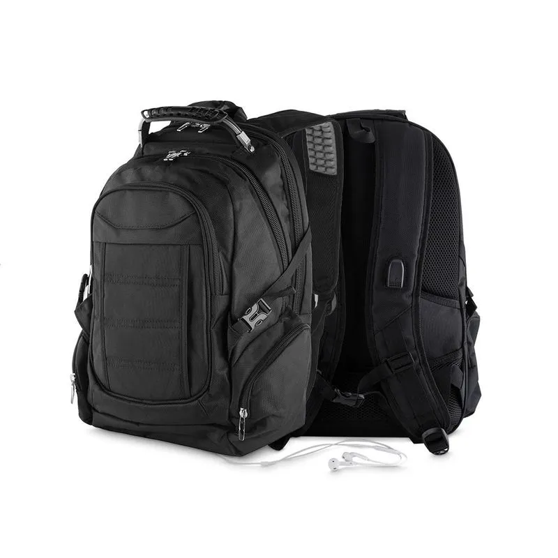 Mochila Executiva Reforçada Notebook 18 Polegadas Porta