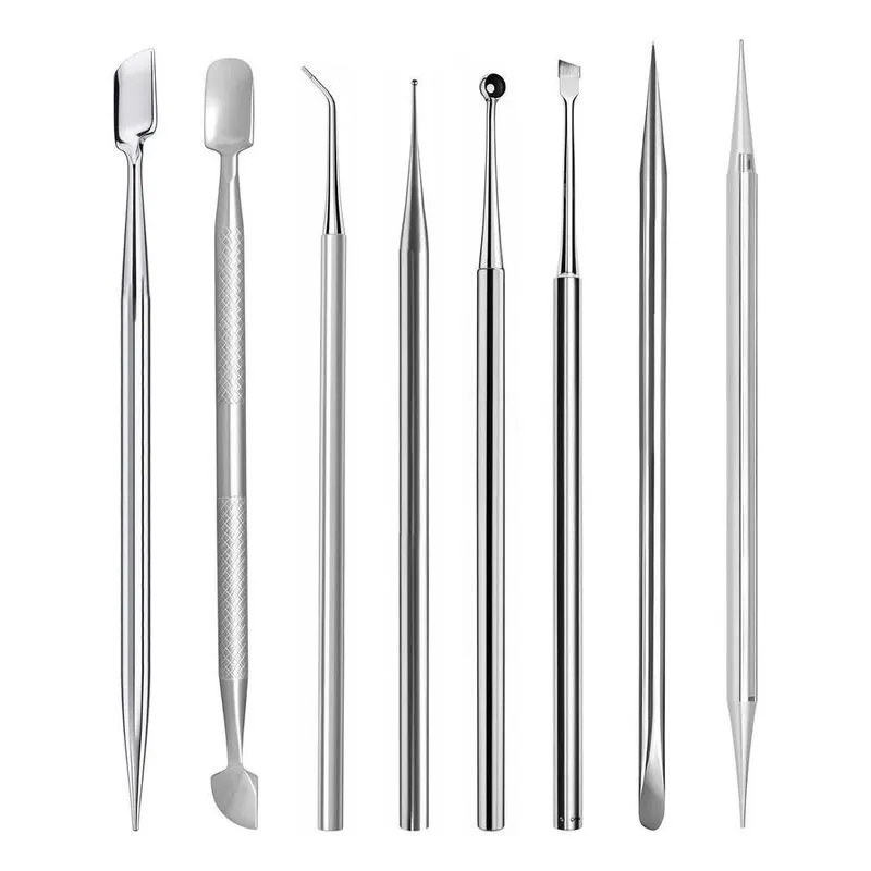 10x Kit Manicure Cutelaria Profissional Instrumentos Aço In