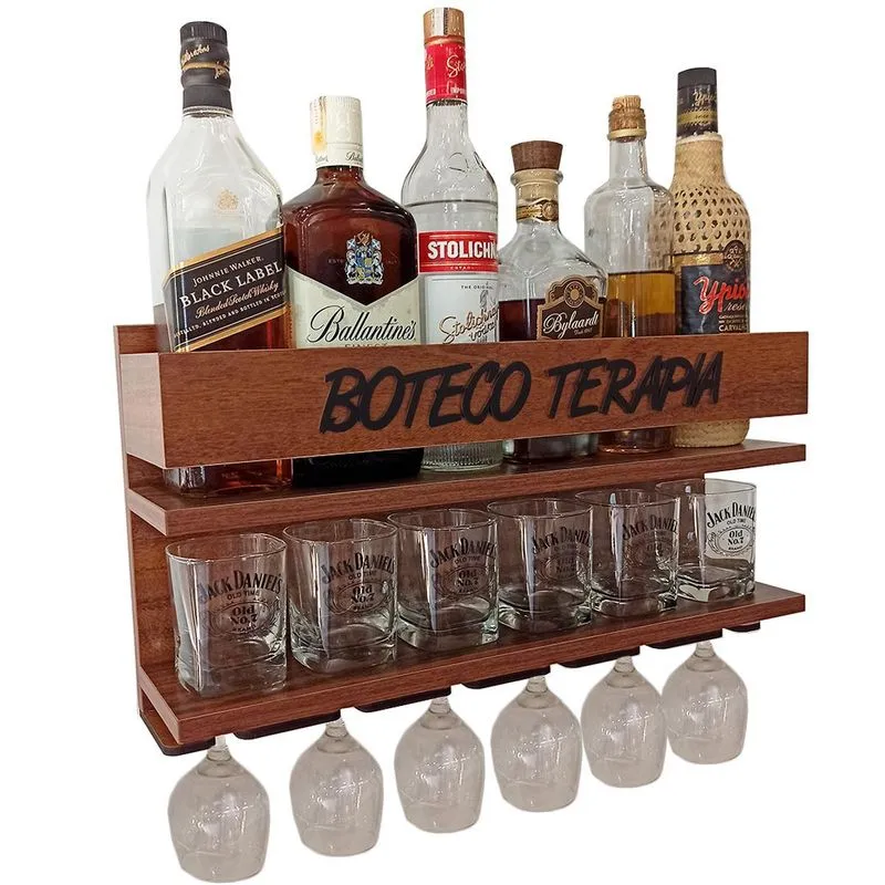 Barzinho De Parede - Boteco Terapia - 54x28 - Nova Imbuia