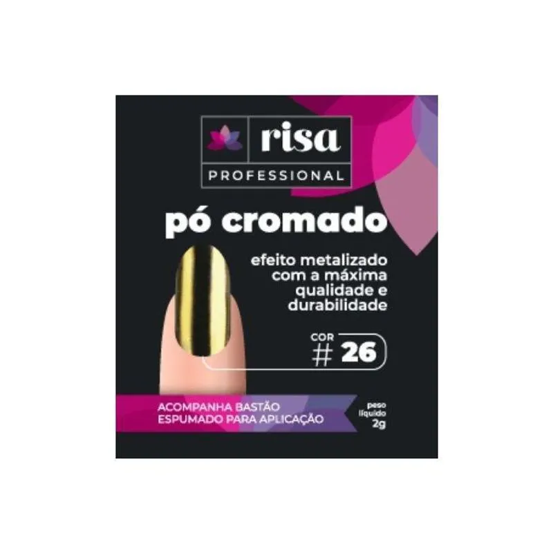 Po Cromado Cor 26 2g