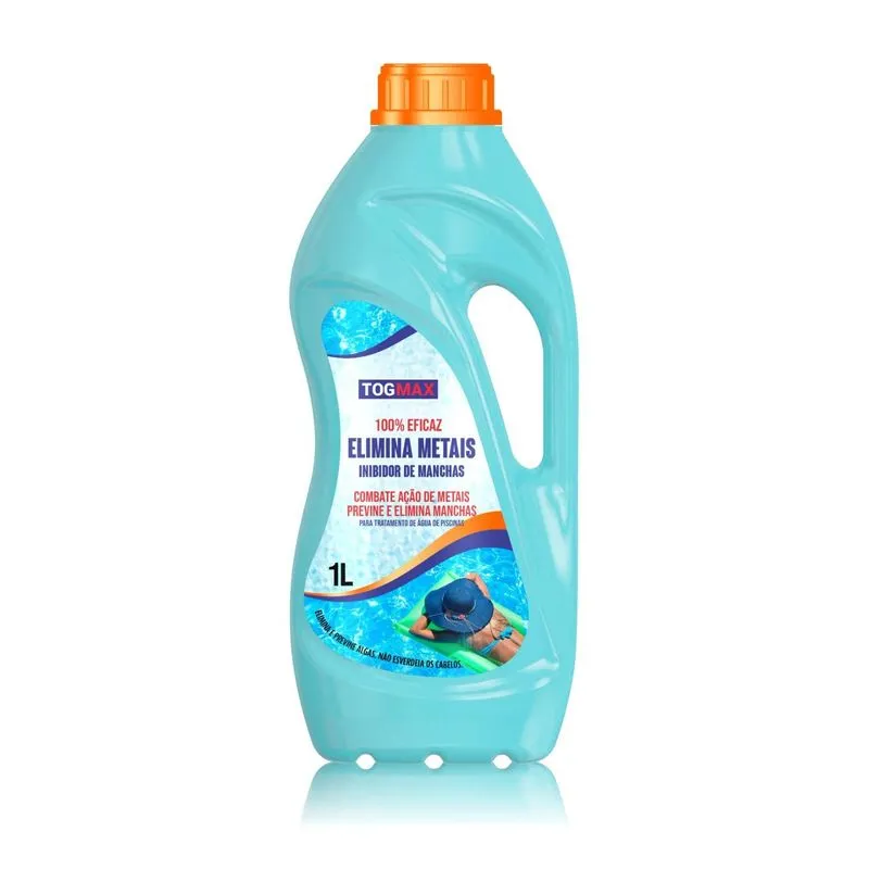 Elimina Ferrugem Metais De Água De Piscinas Linha Premium 1l