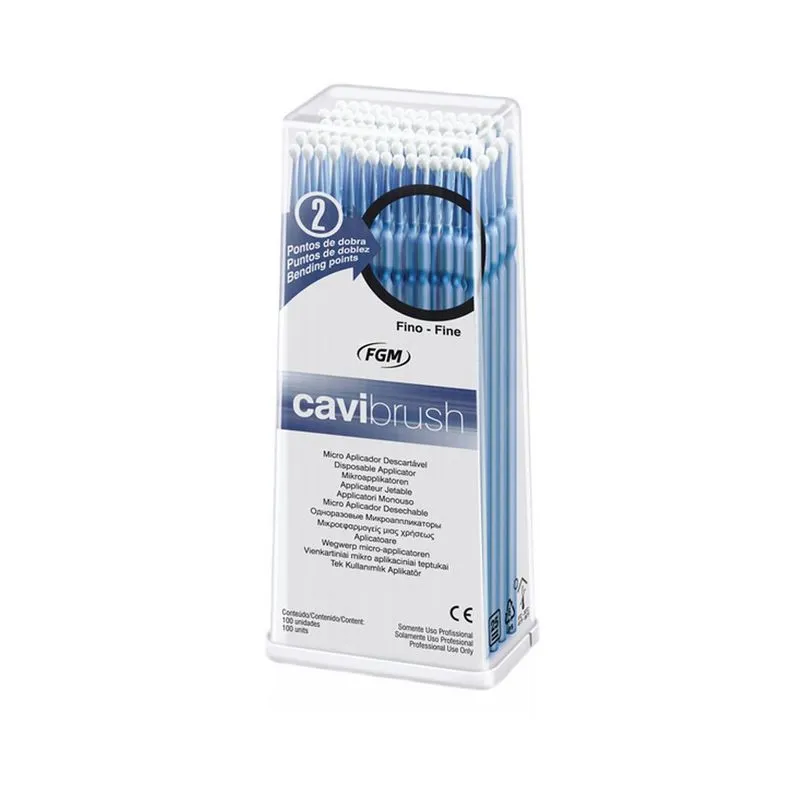 Microaplicador Cavibrush Fino (azul) - Fgm