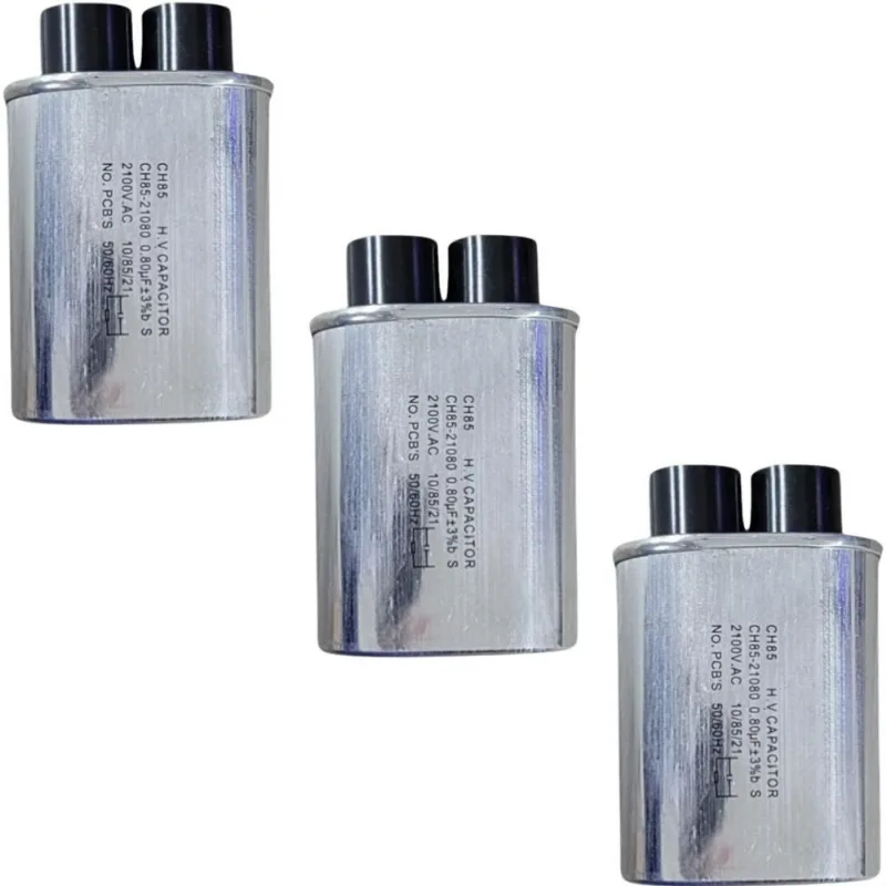 3 Capacitor Microondas Brastemp Consul 0.80uf 2100vac 4.8mm