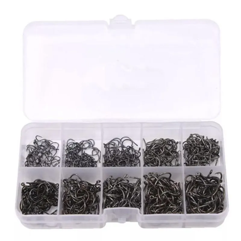 Kit Anzol Chinu Aço Carbono 600 Unid E Caixa