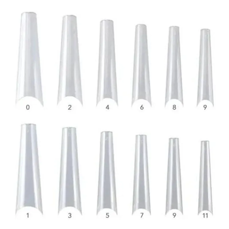 Tips Bailarina Extra Longa Helen Color 240 Curvatura Leitosa