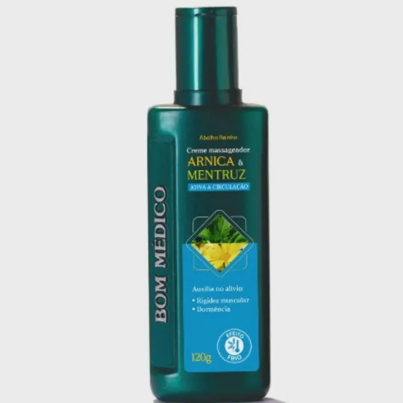 Gel Bom Médico Massagem Com Arnica e Mentruz Abelha Rainha