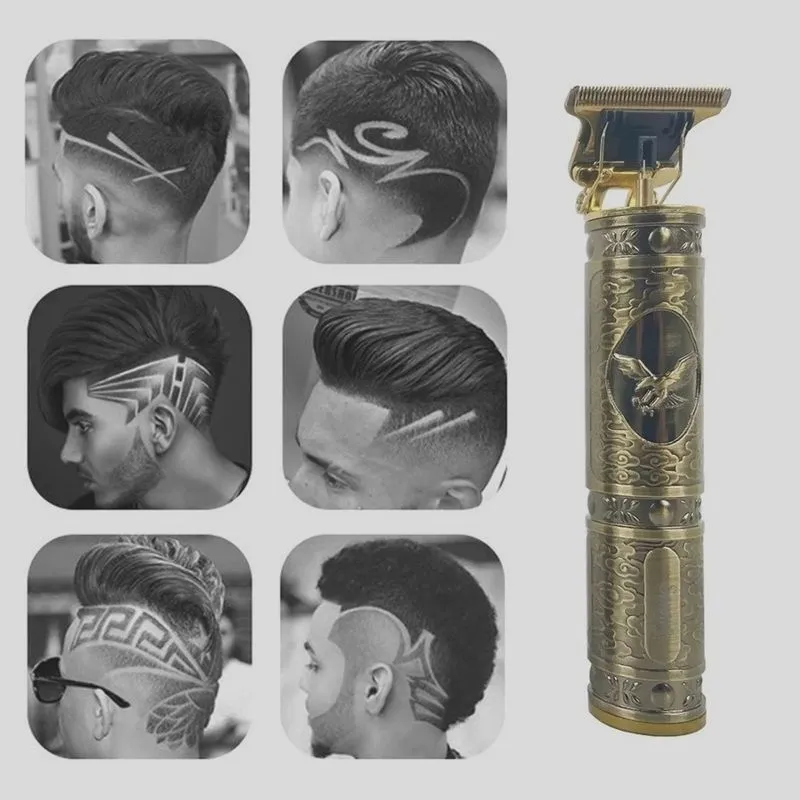 Máquina De Cortar Aparar Cabelo Águia USB Recarregável Profissional
