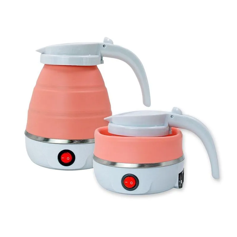 Chaleira Elétrica Dobrável - Jarra Bule De Silicone De 600W