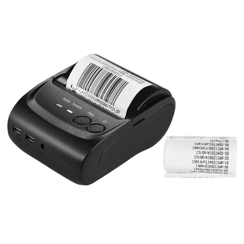 Mini Impressora Termica Bluetooth Portatil 58mm Android/ios