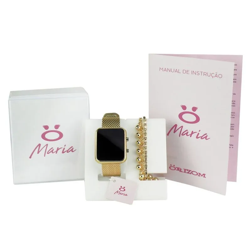 Relogio Orizom Maria Feminino LED