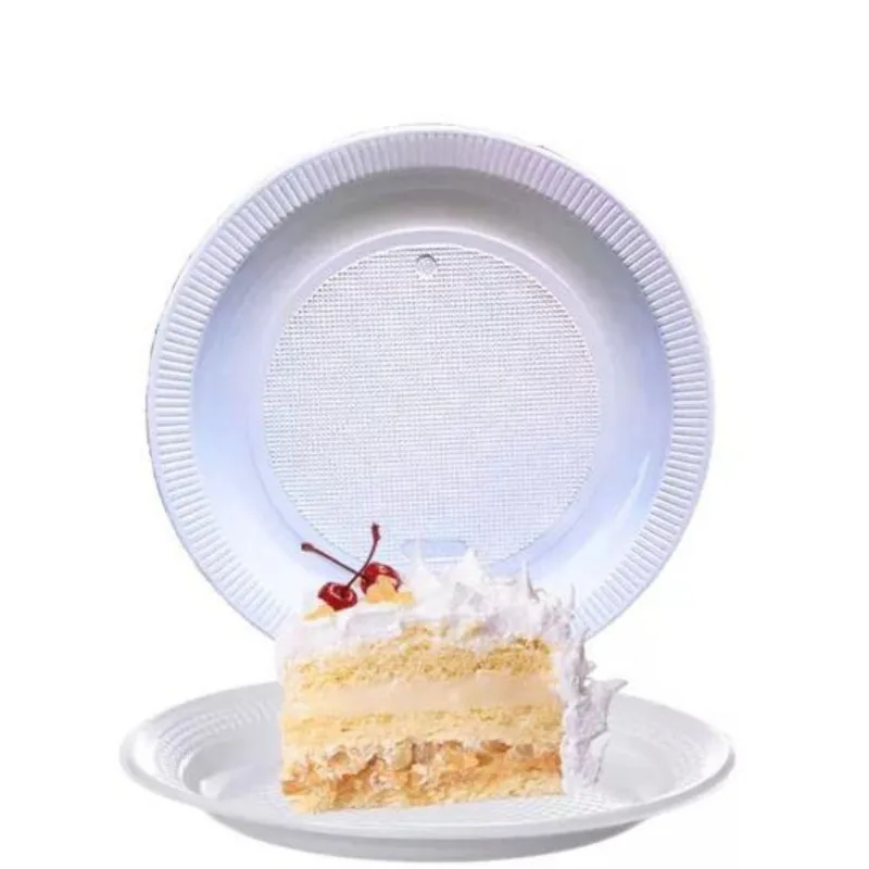 1000un Prato Pratinho Descartável Sobremesa/comida Raso 15cm