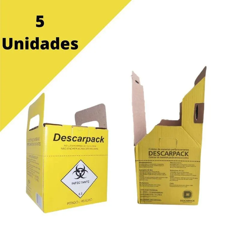 Caixa Cole Mat Perfur Descarpack 7l Com 5 Un