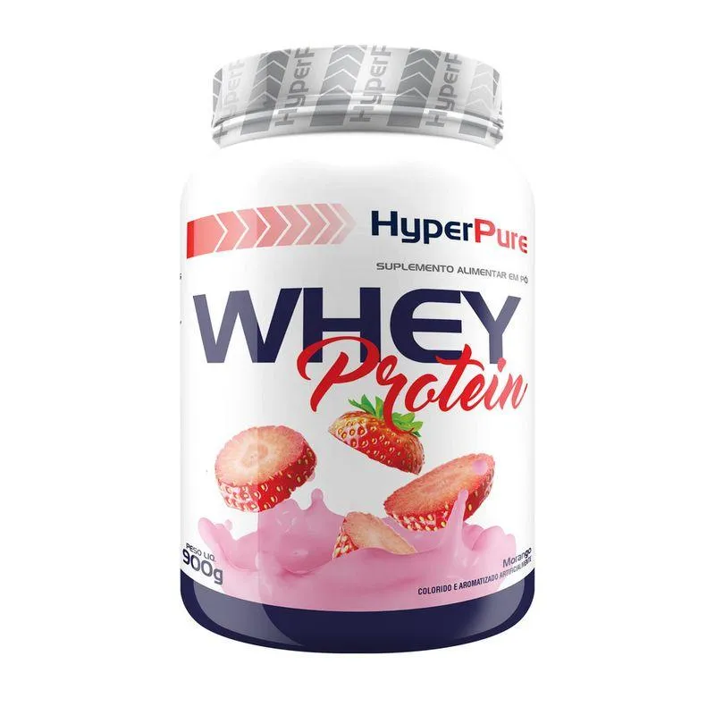 Whey Protein 900g - Hyperpure Sabor: Morango