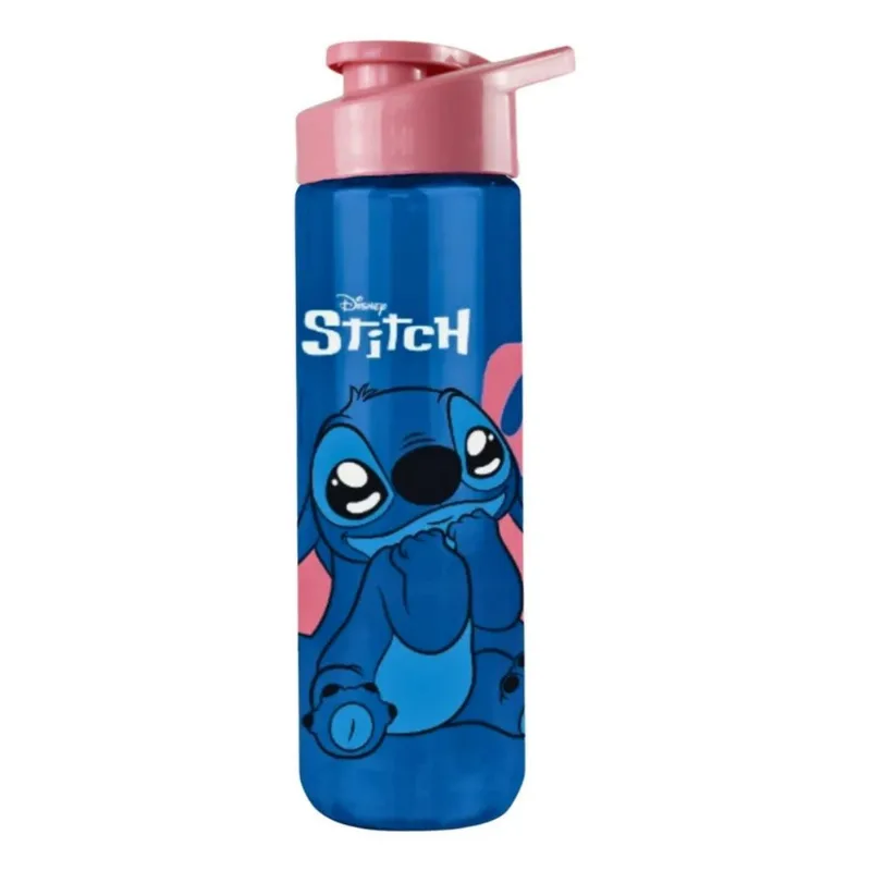 Garrafa De Água Stitch Squeeze 700ml Academia Escolar Cor Ro