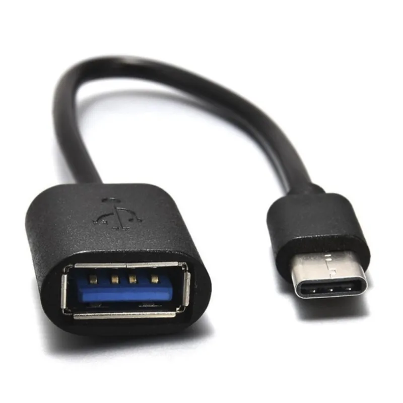 10 Und Cabo Otg Tipo C Adaptador Pendrive Celular e Tablet