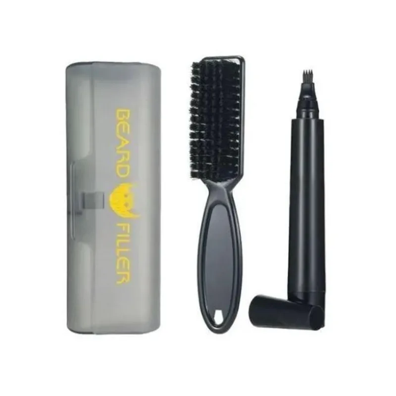 Caneta Para Preencher Falhas Na Barba Beard Pen + Escovinha