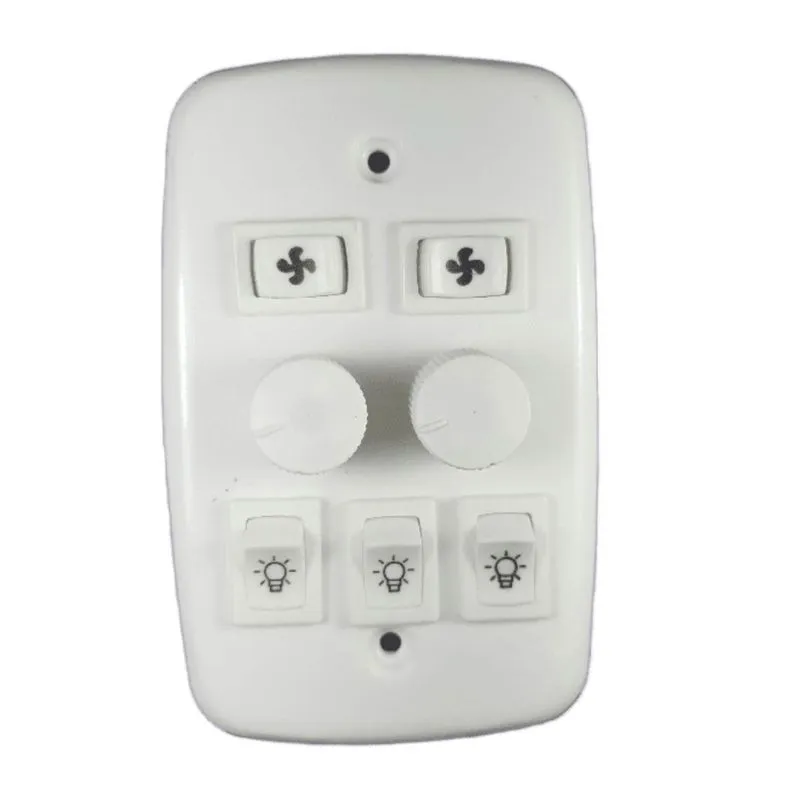 Controle 2 Ventiladores Teto 4x2 Bivolt 110v 220v 3 Lampadas