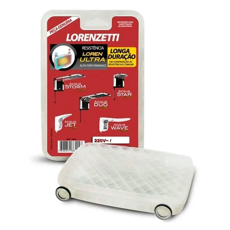 Resistencia Chuveiro Acqua Duo Ultra 220v 6800w Lorenzetti