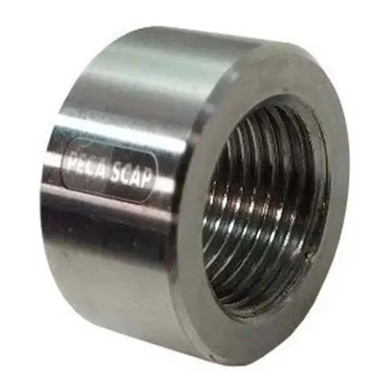 Kit 2 Porcas Sonda Lambda Aço Galvanizado