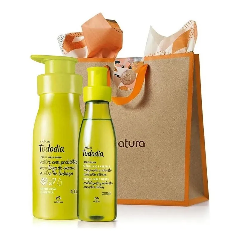 Kit Presente Natura Tododia Capim Limão E Hortelã