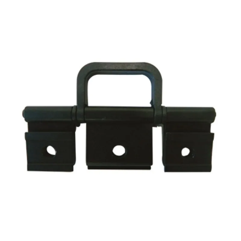 Dobradica encaixe linha suprema tripla DOB-838 c/puxador porta janela camarao preto alumifix