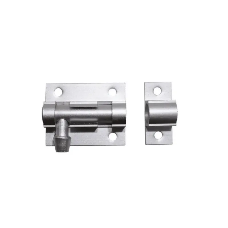 Trinco fecho ferrolho 2 pol 50MM porta portao aluminio fosco