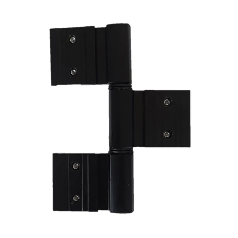Dobradica encaixe tripla linha gold porta giro abrir preto