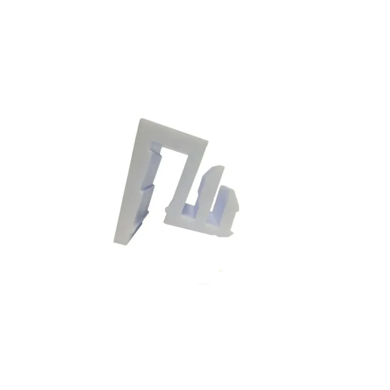 Guia Nylon Box Correr Vidro Blindex Deslizante Branco kit 2UN