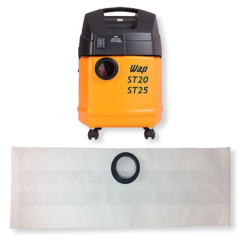 9 Saco Descartável Para Aspirador De Pó Wap St20 / St25