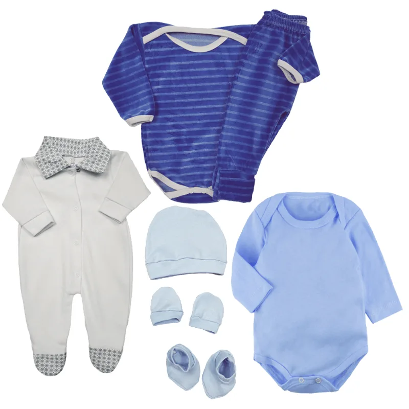 Kit Presente Maternidade 7pçs Roupa De Frio Menino Menina